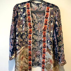 Moonlight Garden Topper Kimono